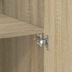 vidaXL Hoge kast 70x42,5x185 cm bewerkt hout sonoma eikenkleurig