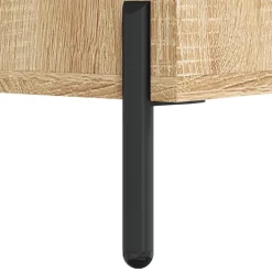 vidaXL Hoge kast 69,5x34x180 cm bewerkt hout sonoma eikenkleurig