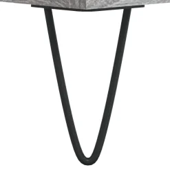 vidaXL Hoge kast 69,5x34x180 cm bewerkt hout grijs sonoma eikenkleurig