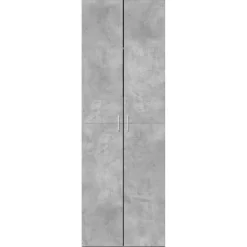 vidaXL Hoge kast 60x35x180 cm bewerkt hout betongrijs
