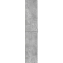 vidaXL Hoge kast 60x35x180 cm bewerkt hout betongrijs