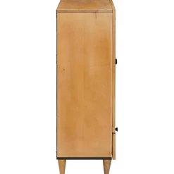 vidaXL Hoge kast 60 x 33 x 100 cm Massief Mango Hout