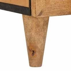 vidaXL Hoge kast 60 x 33 x 100 cm Massief Mango Hout