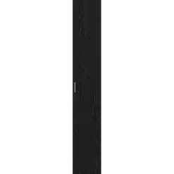 vidaXL Hoge kast Zwart Eiken 30 x 42,5 x 185 cm