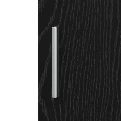 vidaXL Hoge kast Zwart Eiken 30 x 42,5 x 185 cm