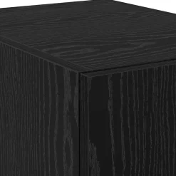 vidaXL Hoge kast Zwart Eiken 30 x 42,5 x 185 cm