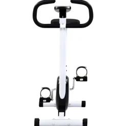 vidaXL Hometrainer met bandweerstand zwart