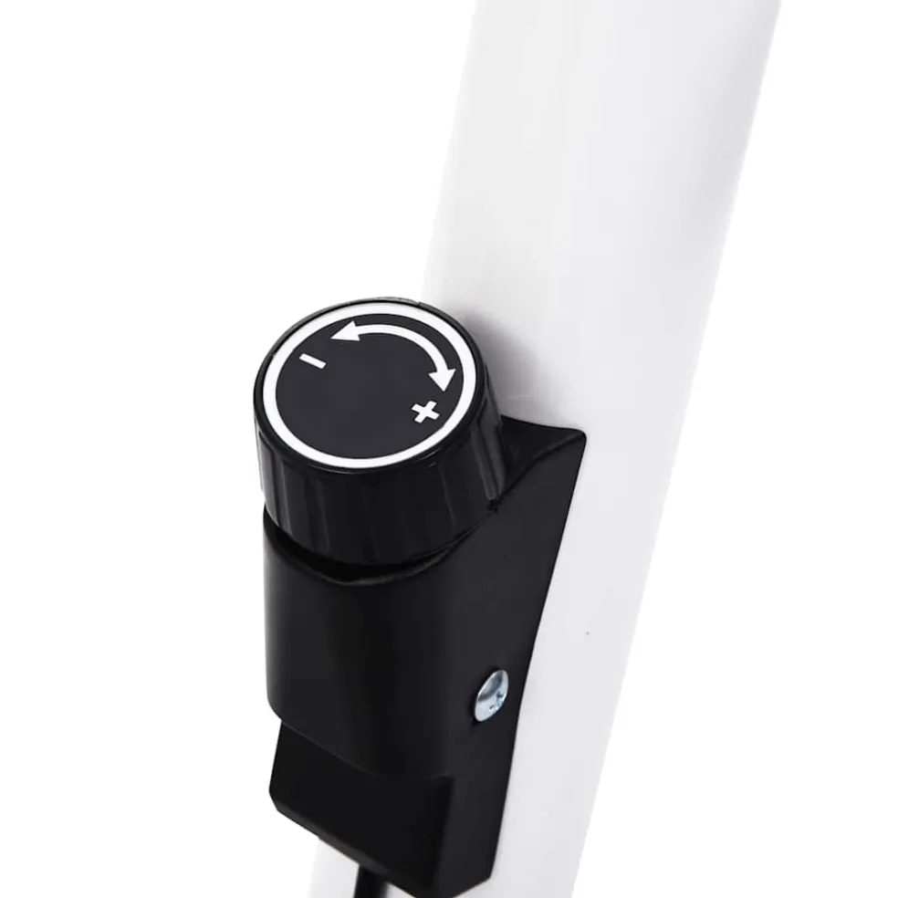 vidaXL Hometrainer met bandweerstand wit