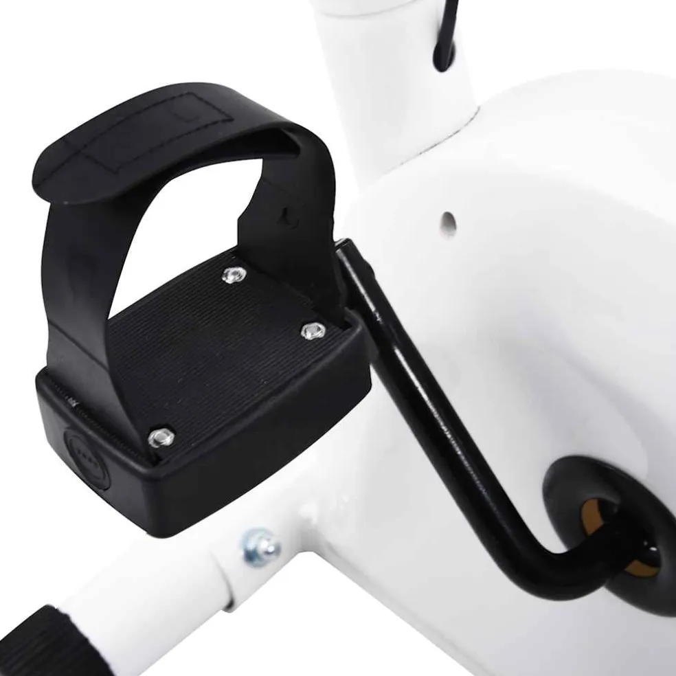 vidaXL Hometrainer met bandweerstand wit