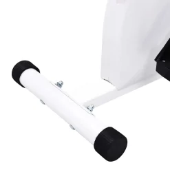 vidaXL Hometrainer met bandweerstand wit