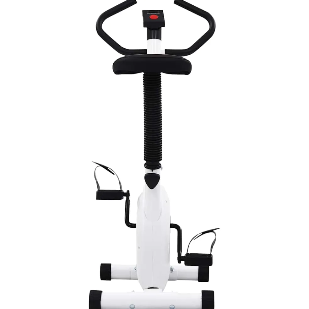 vidaXL Hometrainer met bandweerstand wit