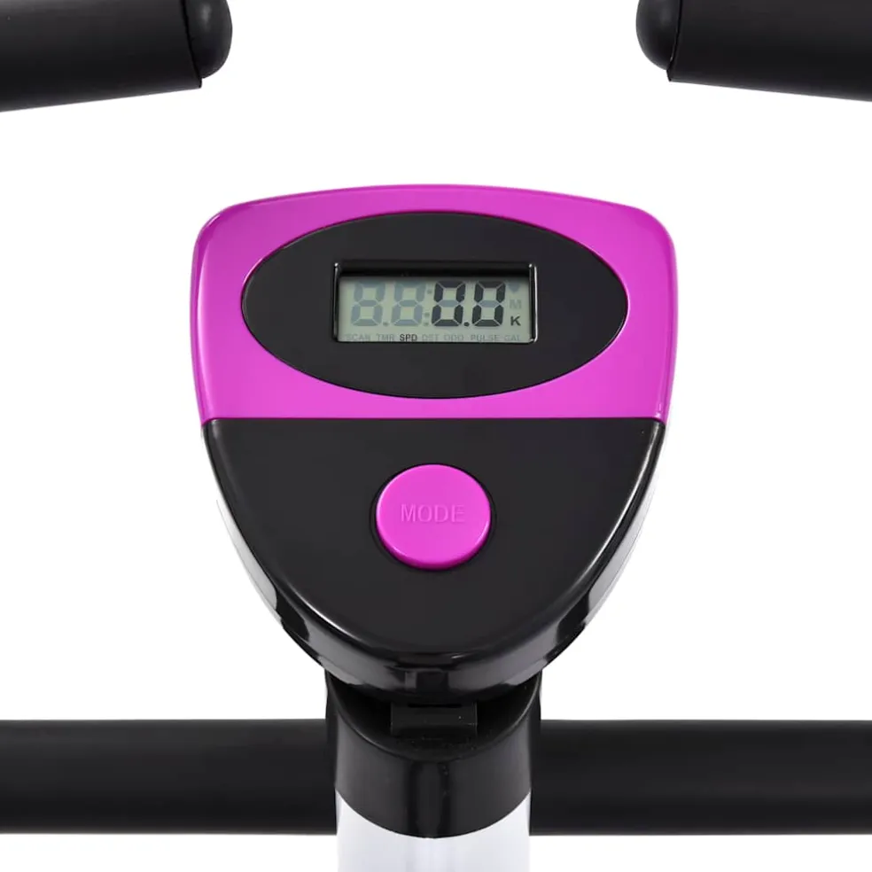 vidaXL Hometrainer met bandweerstand paars