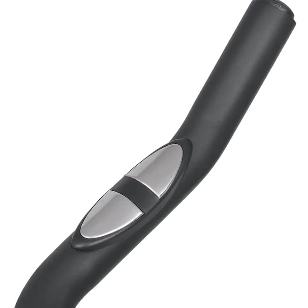vidaXL Hometrainer met hartslagsensoren zwart en rood