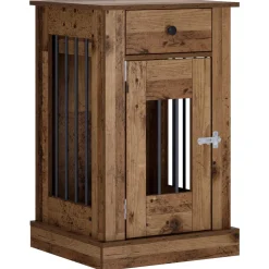 vidaXL Hond Bench Meubel Oud hout 50 x 47,5 x 80 cm Bewerkt hout