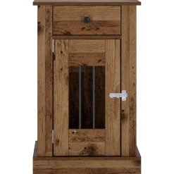 vidaXL Hond Bench Meubel Oud hout 50 x 47,5 x 80 cm Bewerkt hout