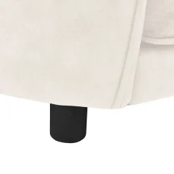 vidaXL Hondenbank 69x49x40 cm pluche crèmekleurig