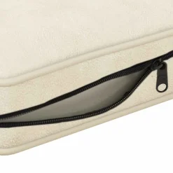vidaXL Hondenbank 72x45x30 cm pluche crèmekleurig
