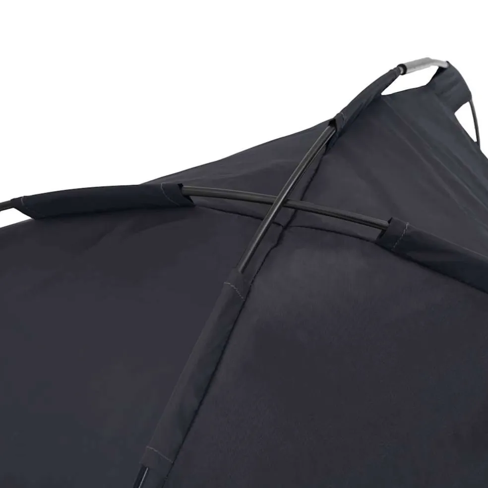 vidaXL Hondenbed 63 x 49,5 x 60 cm Staal Zwart