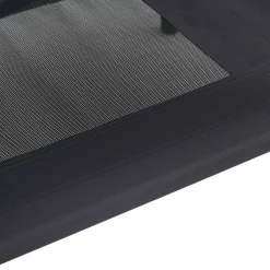 vidaXL Hondenbed Zwart 62 x 48 x 61 cm Staal