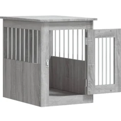 vidaXL Hondenbench 45x62x59 cm bewerkt hout grijs sonoma