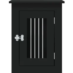 vidaXL Hondenbench 45x62x59 cm bewerkt hout zwart