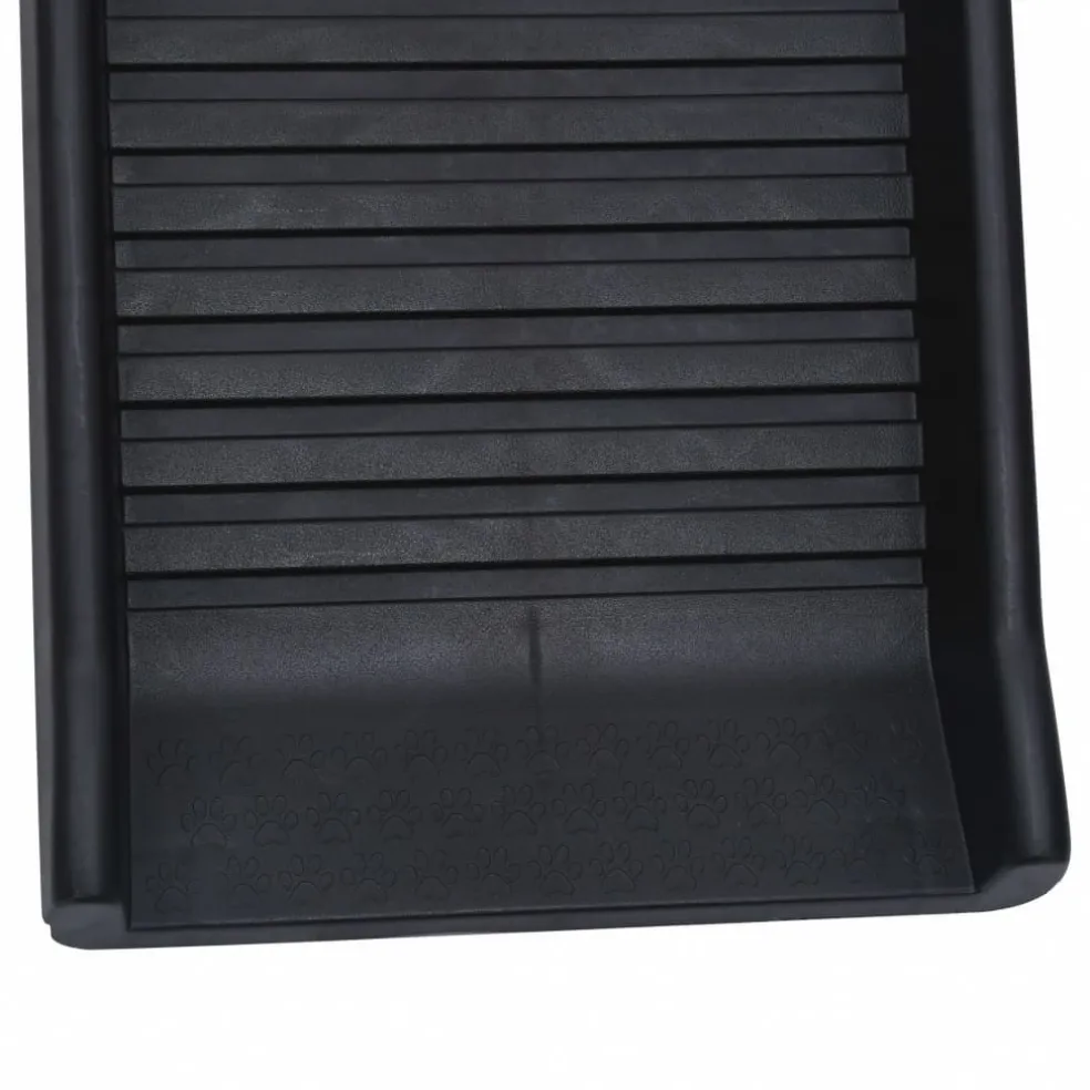vidaXL Hondenhelling inklapbaar 155,5x40x15,5 cm zwart