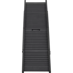 vidaXL Hondenhelling inklapbaar 153x40x12,5 cm kunststof zwart