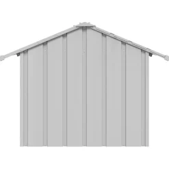 vidaXL Hondenhok met dak 85x107x81 cm gegalvaniseerd staal