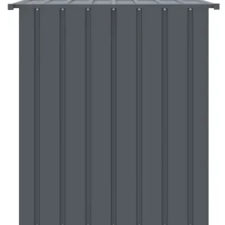 vidaXL Hondenhok met dak 110x103x109 cm gegalvaniseerd staal zwart