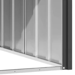 vidaXL Hondenhok 116,5x103x81,5 cm gegalvaniseerd staal antracietkleur