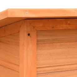 vidaXL Hondenhok 120x77x86 cm massief grenenhout en vuurhout