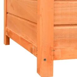 vidaXL Hondenhok 120x77x86 cm massief grenenhout en vuurhout