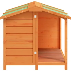 vidaXL Hondenhok 96x87x80,5 cm massief grenenhout bruin