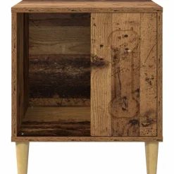 vidaXL Hondenhuis Oud hout 44 x 42 x 49 cm Bewerkt hout