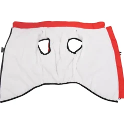 vidaXL Hondenjas met harnas waterdicht reflecterend rood L44