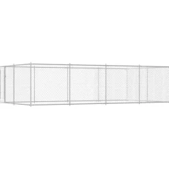 vidaXL Hondenkennel voor buiten 7,6x3,8x1,9 m