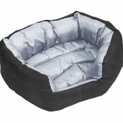 vidaXL Hondenkussen omkeerbaar en wasbaar 65x50x20 cm grijs en zwart