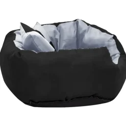 vidaXL Hondenkussen omkeerbaar en wasbaar 65x50x20 cm grijs en zwart