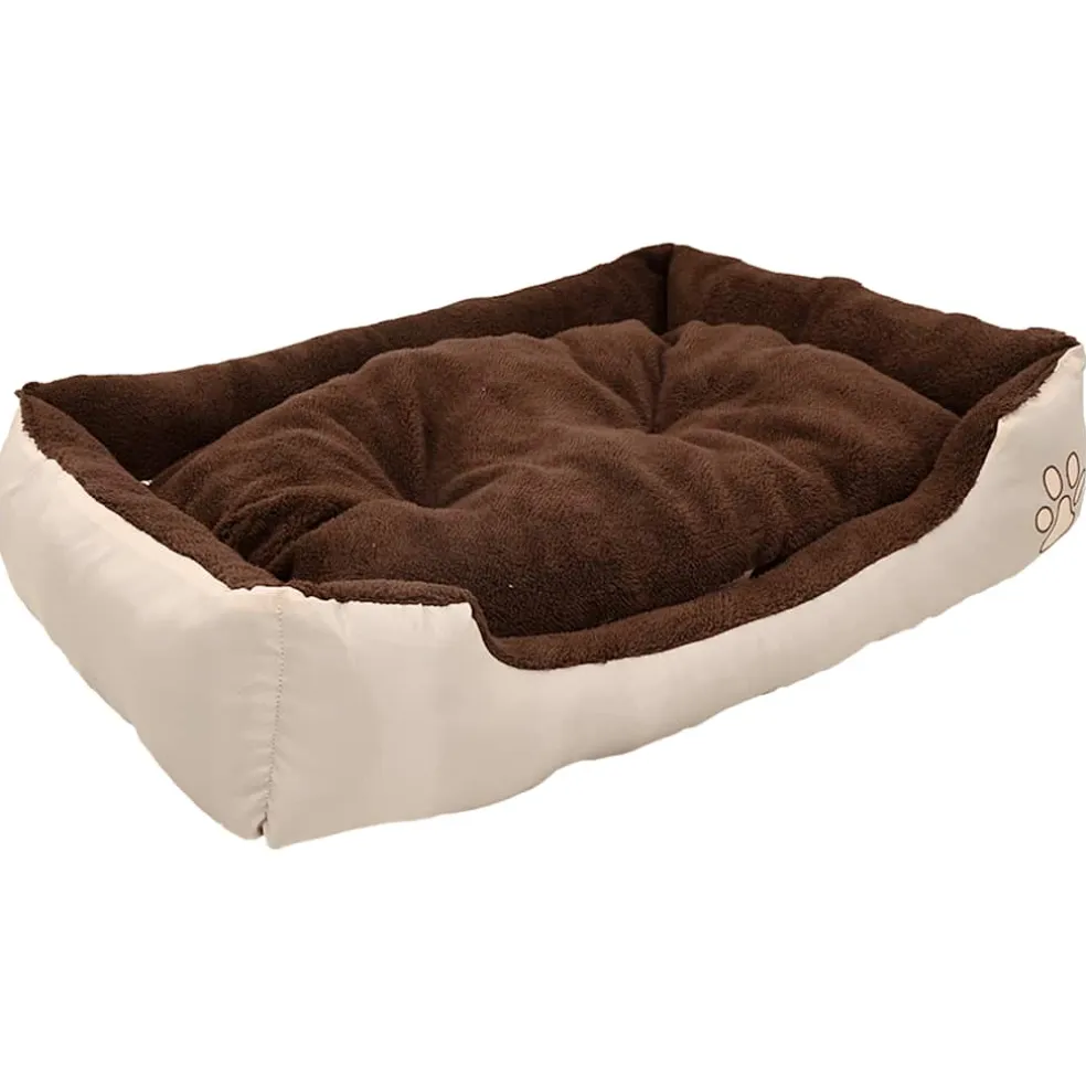 vidaXL Hondenmand bruin en Beige XXL