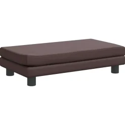 vidaXL Hondenmand met verlengstuk 100x50x30 cm kunstleer bruin