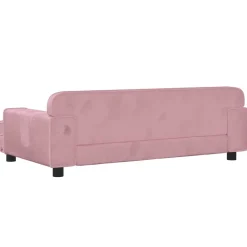 vidaXL Hondenmand 90x53x30 cm fluweel roze