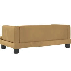 vidaXL Hondenmand 80x45x30 cm fluweel bruin
