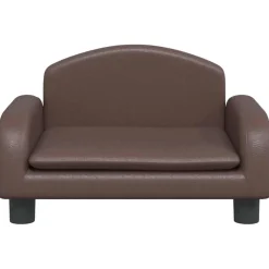 vidaXL Hondenmand 50x40x30 cm kunstleer bruin