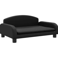 vidaXL Hondenmand 70x45x30 cm kunstleer zwart