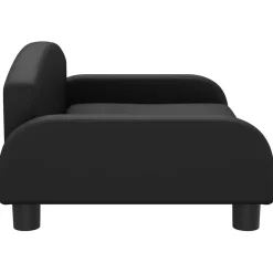 vidaXL Hondenmand 70x45x30 cm kunstleer zwart