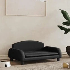 vidaXL Hondenmand 70x45x30 cm kunstleer zwart