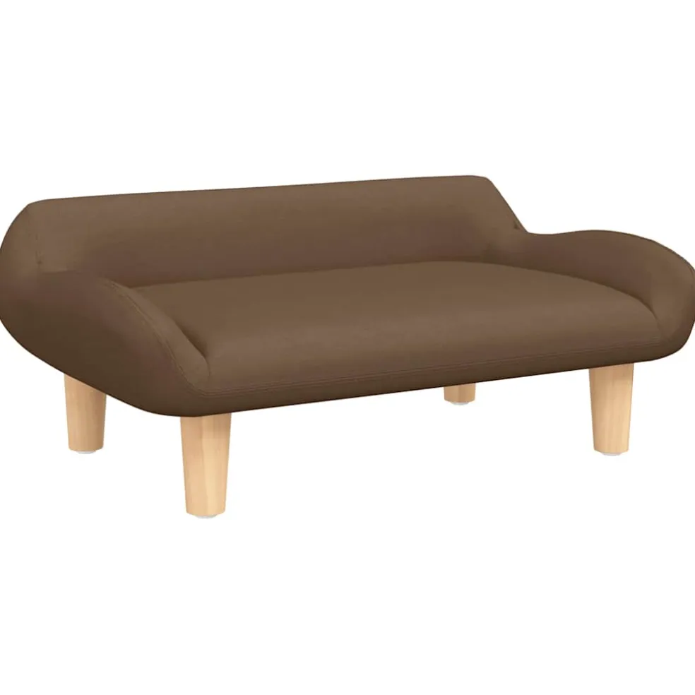 vidaXL Hondenmand 70x40x24 cm stof bruin