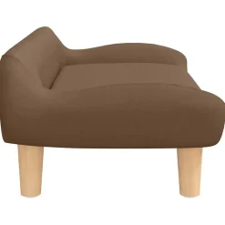 vidaXL Hondenmand 70x40x24 cm stof bruin