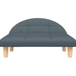 vidaXL Hondenmand 70x52x30 cm stof donkergrijs