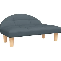 vidaXL Hondenmand 70x52x30 cm stof donkergrijs